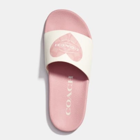 Coach Shoes - NWT Coach Slide With Heart